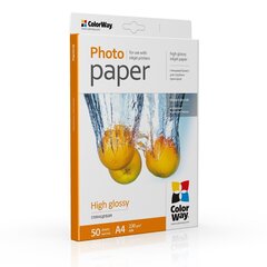 ColorWay High Glossy Photo Paper, 50 sheets, A4, 230 g hind ja info | Vihikud, märkmikud ja paberikaubad | kaup24.ee