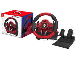 Пульт управления Nintendo Switch + педали HORI Mario Kart Racing Wheel Pro Deluxe цена и информация | Игровые рули | kaup24.ee