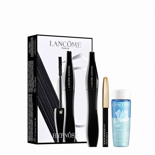 Komplekt Lancome Hypnose Doll Eyes: ripsmetušš 6,2 ml + meigieemaldaja 30 ml + silmapliiats 0,7 g hind ja info | Ripsmetušid, lauvärvid, silmapliiatsid, seerumid | kaup24.ee