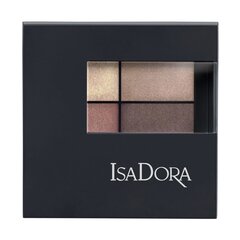 Lauvärvid IsaDora Quartet, Nr. 10 Boho Browns, 3.5 g hind ja info | IsaDora Kosmeetika, parfüümid | kaup24.ee