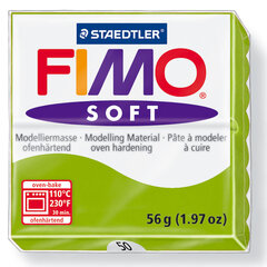 Polümeersavi Soft 57g heleroheline, Fimo /6 hind ja info | Kunstitarbed, voolimise tarvikud | kaup24.ee