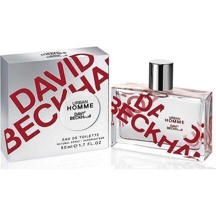Tualettvesi David Beckham Urban Homme EDT meestele 50 ml цена и информация | Meeste parfüümid | kaup24.ee