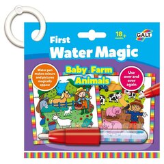 Первая книга-магия воды   - Животные на ферме цена и информация | Принадлежности для рисования, лепки | kaup24.ee
