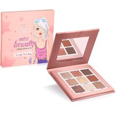 Lauvärvipalett Golden Rose Miss Beauty Nude Addict hind ja info | Ripsmetušid, lauvärvid, silmapliiatsid, seerumid | kaup24.ee