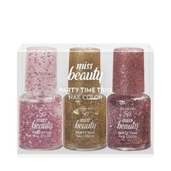 Küünelakkide komplekt Golden Rose Miss Beauty Party Time цена и информация | Лаки для ногтей, укрепители для ногтей | kaup24.ee