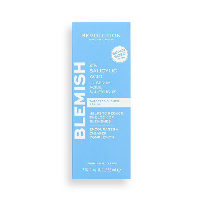 Näoseerum Revolution Skincare Blemish 2% Salicylic Acid, 60 ml hind ja info | Näoõlid, seerumid | kaup24.ee
