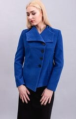 Женское полупальто-пиджак, синее цена и информация | Женские пальто | kaup24.ee
