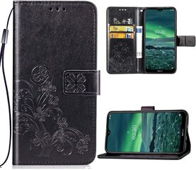 Чехол Flower Book для Samsung A226 A22 5G, черный цена и информация | Чехлы для телефонов | kaup24.ee