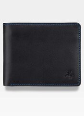 Meeste nahast rahakott VISCONTI SP61 must + mitmevärviline RFID -kaitsega hind ja info | Meeste rahakotid | kaup24.ee
