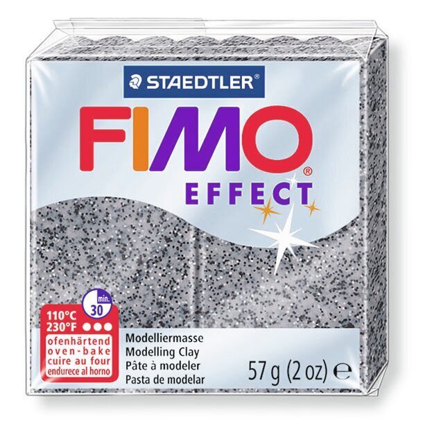 Polümeersavi Effect 57g graniit, Fimo /6 hind ja info | Kunstitarbed, voolimise tarvikud | kaup24.ee