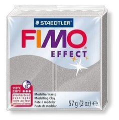 Моделин Fimo Effect Light silver, 56 гр., серый цена и информация | Принадлежности для рисования, лепки | kaup24.ee