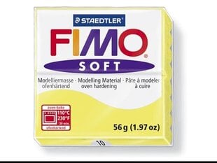 Polümeersavi Soft 57g sidrunikollane, Fimo /6 hind ja info | Kunstitarbed, voolimise tarvikud | kaup24.ee