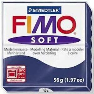 Polümeersavi Soft 57g royal sinine, Fimo /10 цена и информация | Kunstitarbed, voolimise tarvikud | kaup24.ee