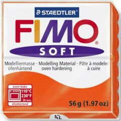 Polümeersavi Soft 57g oranž, Fimo /6 цена и информация | Принадлежности для рисования, лепки | kaup24.ee