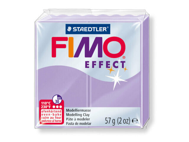 Polümeersavi Effect 57g pastell lilla, Fimo /6 цена и информация | Kunstitarbed, voolimise tarvikud | kaup24.ee