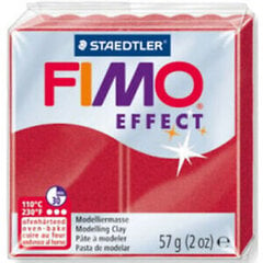 Polümeersavi Effect 57g punane metallik, Fimo /6 hind ja info | Kunstitarbed, voolimise tarvikud | kaup24.ee