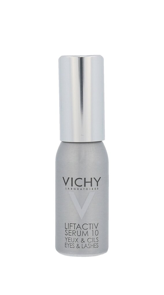 Kortsudevastane silmaseerum Vichy Liftactiv Serum 10 Yeux And Cils 15 ml цена и информация | Silmakreemid, seerumid | kaup24.ee