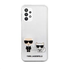 KLHCA32CKTR Karl Lagerfeld PC/TPU Karl & Choupette Case for Samsung Galaxy A32 5G Transparent цена и информация | Чехлы для телефонов | kaup24.ee