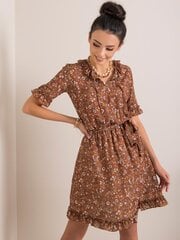 Платье для женщин Millera, коричневое цена и информация | Платья | kaup24.ee