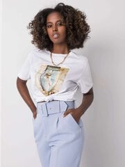 Женская футболка Benthe, белая цена и информация | Женские футболки | kaup24.ee