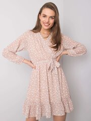 Платье для женщин Eunika, коричневое цена и информация | Платья | kaup24.ee