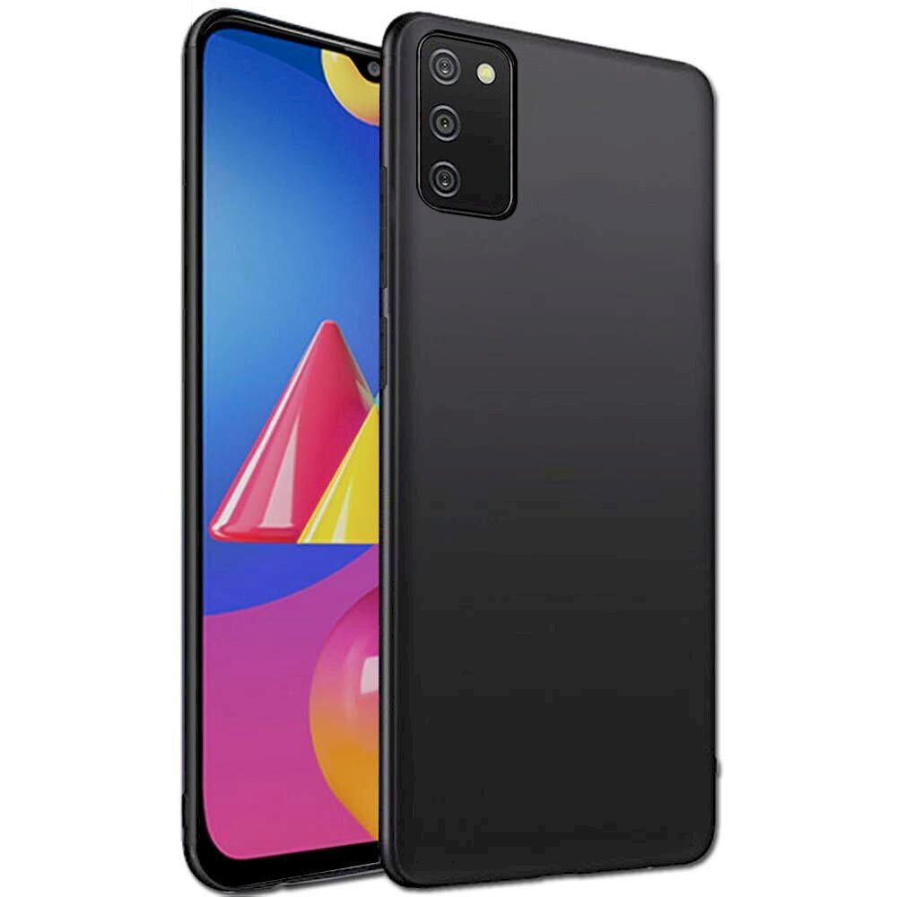 Fusion soft matte case silikoonist ümbris Samsung A035 Galaxy A03S mustale цена и информация | Telefoni kaaned, ümbrised | kaup24.ee