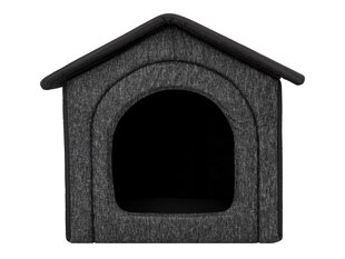 Hobbydog будка Black Ecolen+Black Oxford R2, 38x44 см цена и информация | Лежаки, домики | kaup24.ee