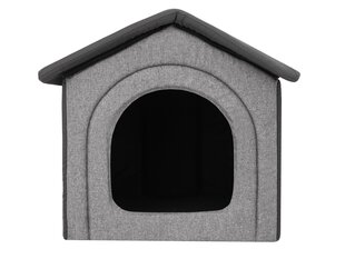 Hobbydog будка Graphite Ecolen+Graphite Oxford R3, 46x52 см цена и информация | Лежаки, домики | kaup24.ee