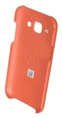 Samsung EF-PJ100BOE Супер Тонкий Чехол-крышка J100H Galaxy J1 Оранжевый (EU Blister) цена и информация | Чехлы для телефонов | kaup24.ee