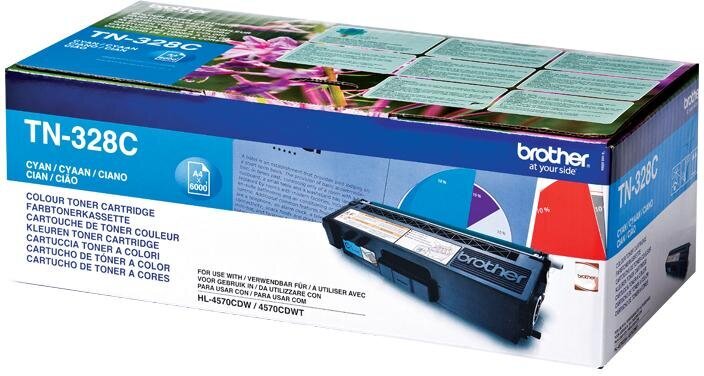 BROTHER TN328C cartridge cyan 6000page цена и информация | Tindiprinteri kassetid | kaup24.ee