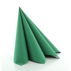 Салфетки Linclass® Airlaid Dark Green 40x40см (12шт) цена и информация | Скатерти, салфетки | kaup24.ee