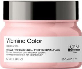 Маска для окрашенных волос L’Oreal Professionnel Serie Expert Vitamino Color 250 мл цена и информация | Маски, масла, сыворотки | kaup24.ee