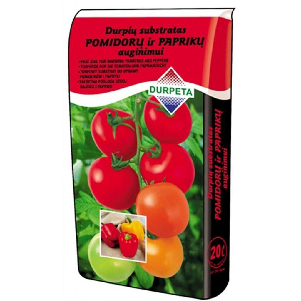 Substraat tomatitele / paprikale - 20 l hind ja info | Muld, turvas, kompost | kaup24.ee