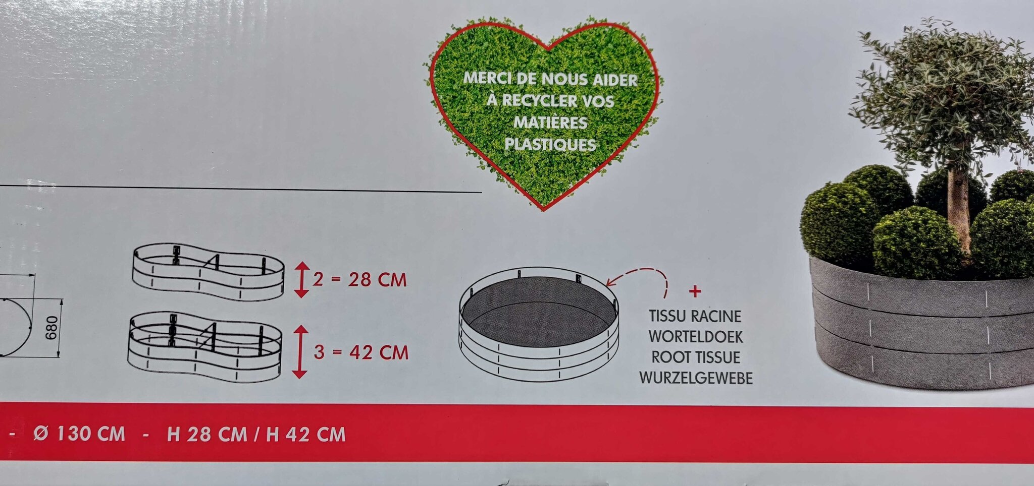 Voodi Flex Garden 2 Eco-oh! K-29cm L-130-150cm hind ja info | Kasvuhooned | kaup24.ee