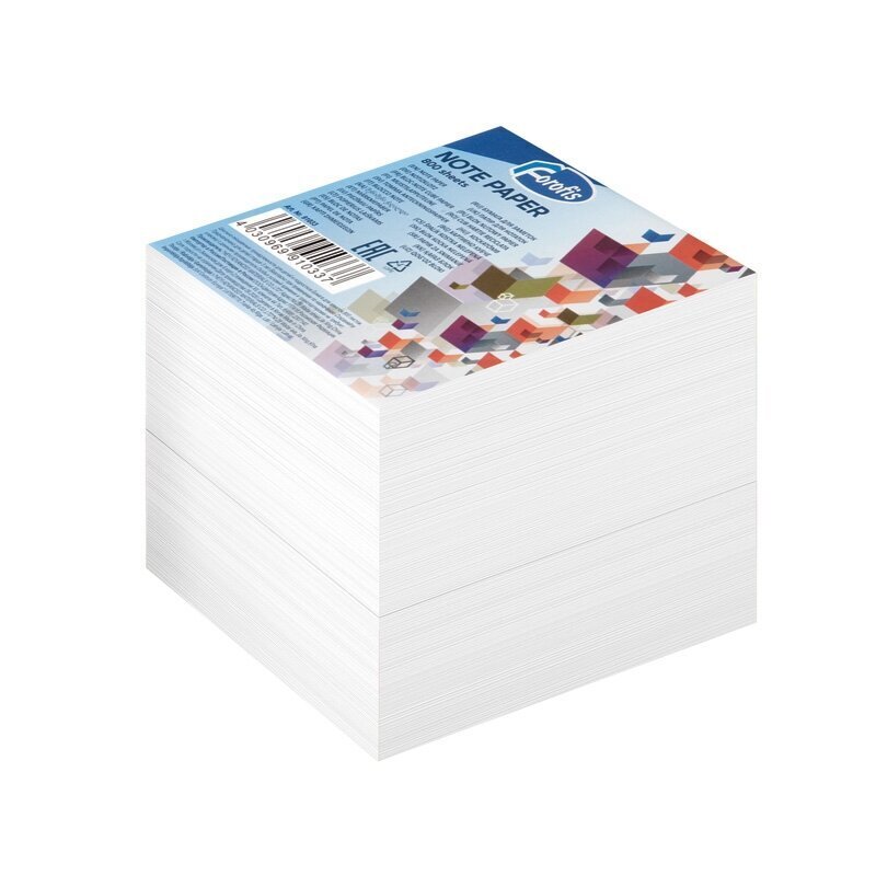 Lehed märkmete jaoks Forofis, 85x85 mm, valge, 800 lehte hind ja info | Vihikud, märkmikud ja paberikaubad | kaup24.ee