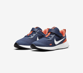 Детские кроссовки Nike Revolution 5 BQ5672 410/11.5K, синие/оранжевые цена и информация | Детская спортивная обувь | kaup24.ee
