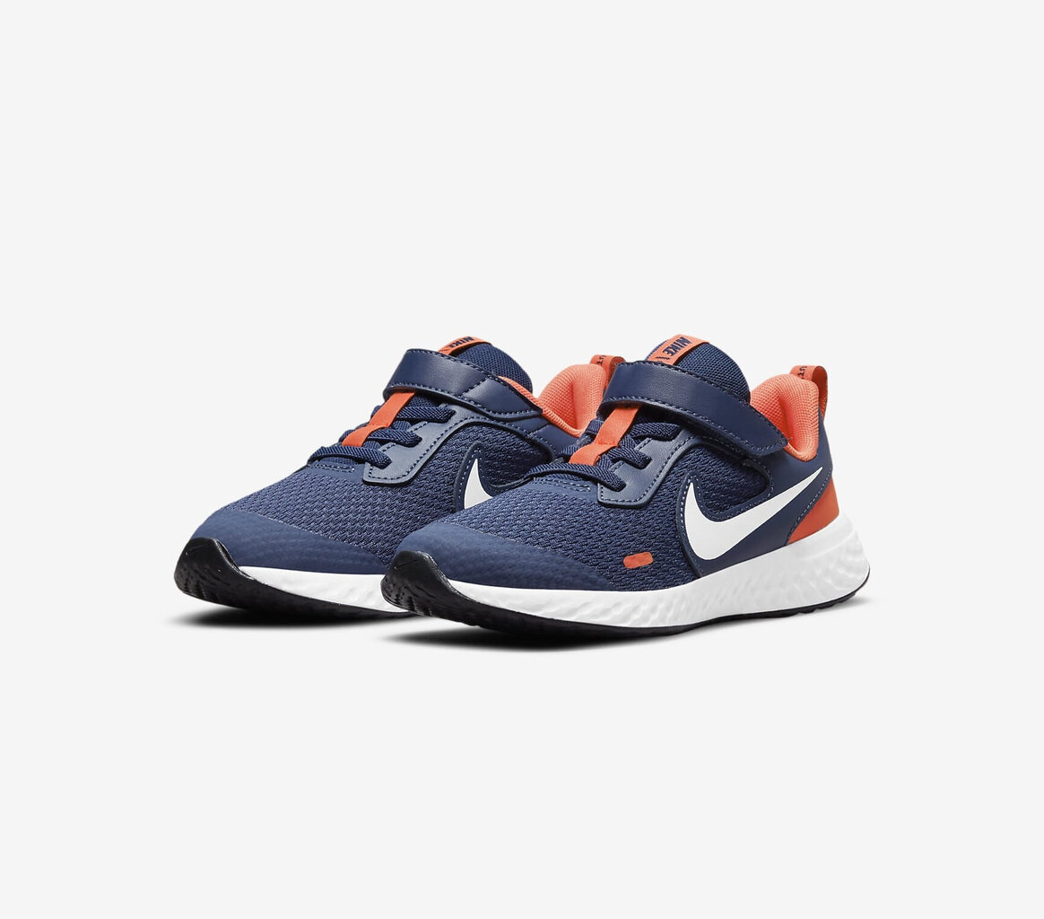 Nike Jalatsid Revolution 5 Blue Orange BQ5672 410/11.5K hind ja info | Laste spordijalatsid | kaup24.ee