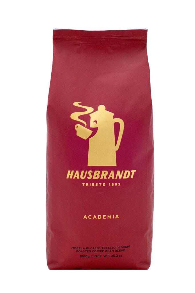 Kohv Hausbrandt Academia beans 1kg цена и информация | Kohv, kakao | kaup24.ee