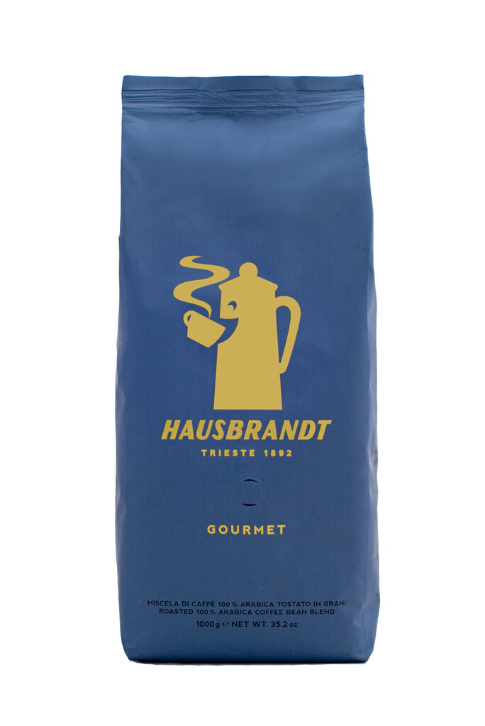 Kohv Hausbrandt Gourmet beans 1kg NEW цена и информация | Kohv, kakao | kaup24.ee