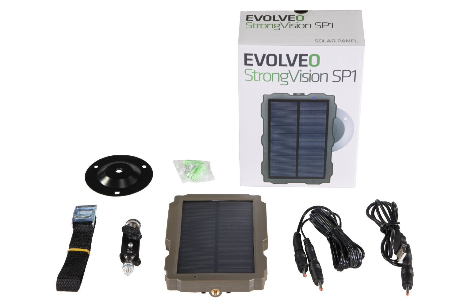 EVOLVEO Strong Vision SP1, päikesepaneel sisseehitatud akuga hind ja info | Päikeseenergiajaamade osad | kaup24.ee