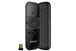 EVOLVEO FlyMotion D1 2in1, juhtmevaba güroskoopiline hiir klaviatuuriga. Toetab hääljuhtimist, programmeeritavaid nuppe, akut hind ja info | Hiired | kaup24.ee