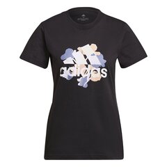 Футболка женская adidas Floral Graphic  цена и информация | Спортивная одежда для женщин | kaup24.ee