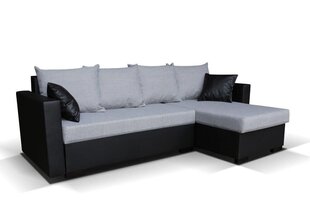 Угловой диван-кровать Karol, белый/серый цена и информация | Угловые диваны | kaup24.ee