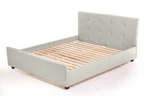 Кровать Venecija, искусственная кожа, белый 5007 цена и информация | Кровати | kaup24.ee
