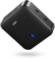 Адаптер Ugreen CM144 Bluetooth 5.0, 3,5 мм AUX, aptX, черный цена и информация | Адаптер Aten Video Splitter 2 port 450MHz | kaup24.ee