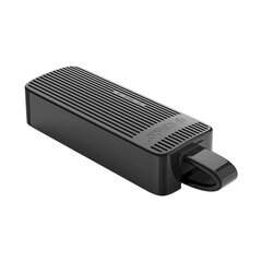 ORICO USB to RJ45 network adapter (black) цена и информация | Адаптер Aten Video Splitter 2 port 450MHz | kaup24.ee