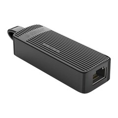 ORICO USB to RJ45 network adapter (black) цена и информация | Адаптер Aten Video Splitter 2 port 450MHz | kaup24.ee