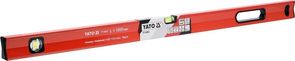 Vesilood alumiiniumist, magnet, 100cm, 2L, Yato (YT-30063) цена и информация | Käsitööriistad | kaup24.ee