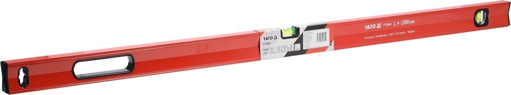 Vesilood alumiiniumist, magnet, 120cm, 2L, Yato (YT-30064) цена и информация | Käsitööriistad | kaup24.ee