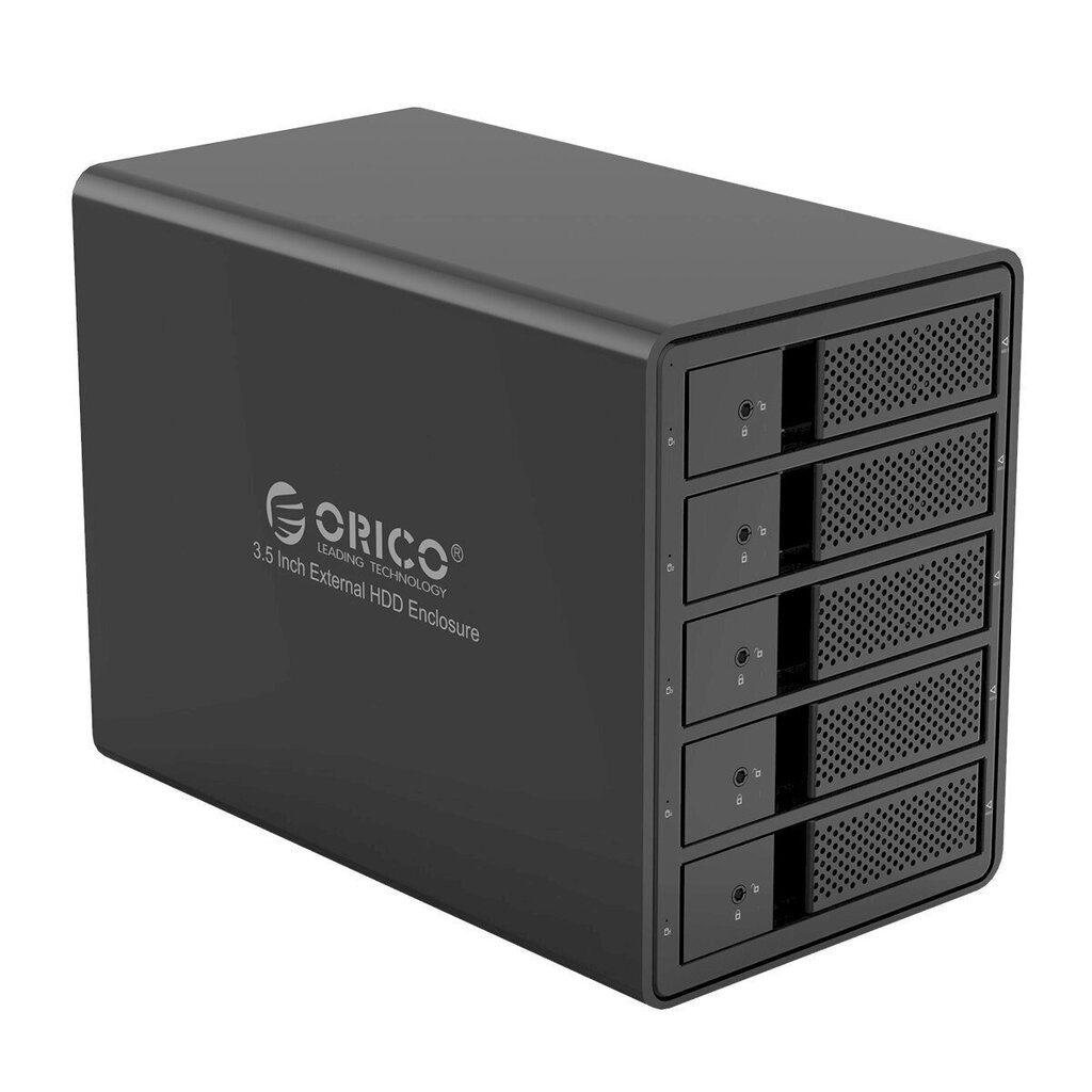 Hard Drive Enclosure Orico HDD, 3.5 Inch, 5 Bay, USB 3.0 type B цена и информация | USB jagajad, adapterid | kaup24.ee